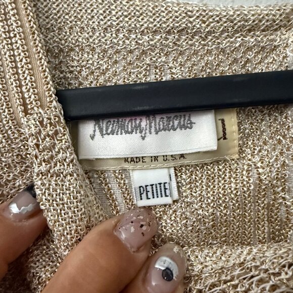 VTG Damianou Neiman Marcus Southwestern Fringe Long Sleeve Blouse Womens Small - Picture 2 of 10